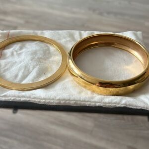 J.Crew Gold Cuffs